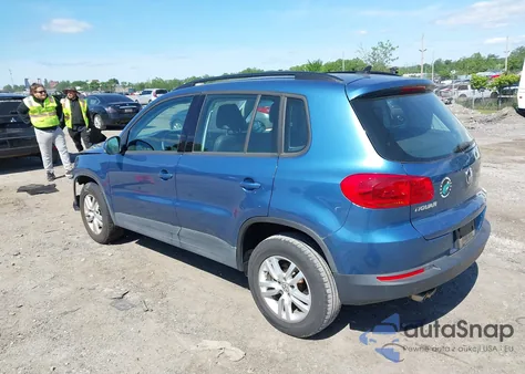 2017 Volkswagen Tiguan 2.0T/2.0T S из США, поврежденный, VIN WVGBV7AX9HK028177